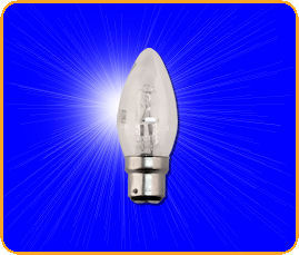 25W BC Clear Halogen Candle